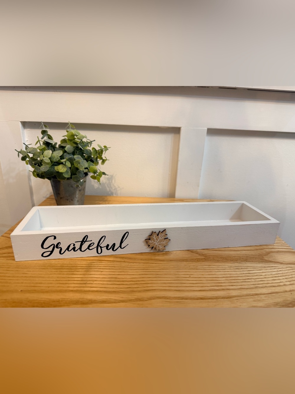 🌿10/$25 • Grateful Wooden Display Box/Shelf